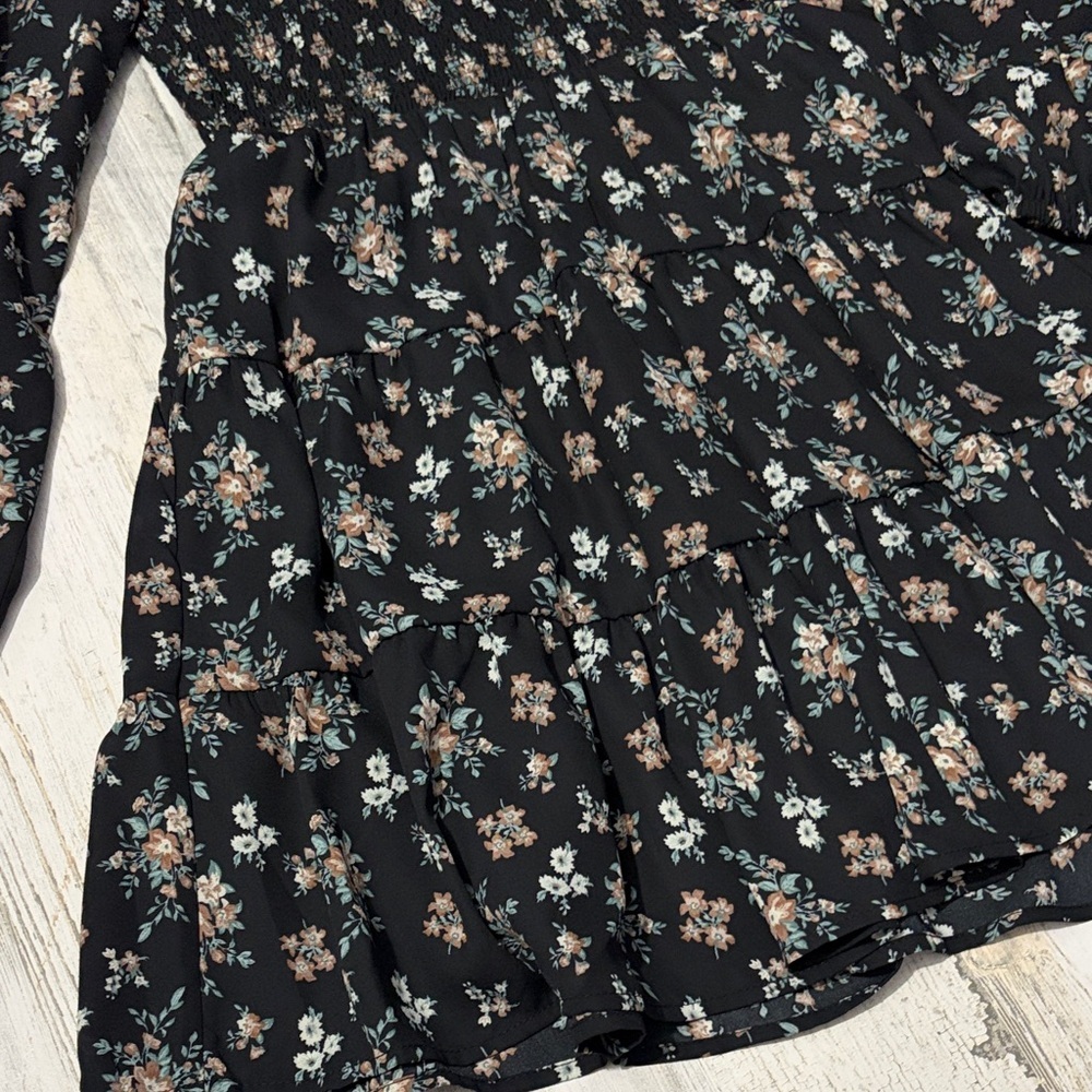 Altar'd State Black Floral Dress Size Small - Picture 3 of 10